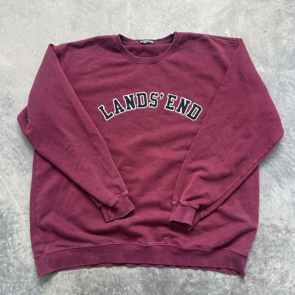 Vintage‎ Lands End Sweatshirt Size XXL SKU160